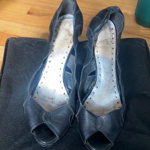 BCBGirls black peeptoe Sandals